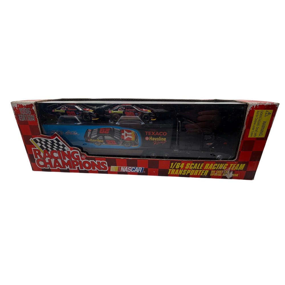 1996 Racing Champions Ernie Irvan #28 Texaco Havoline Transporter 1:64